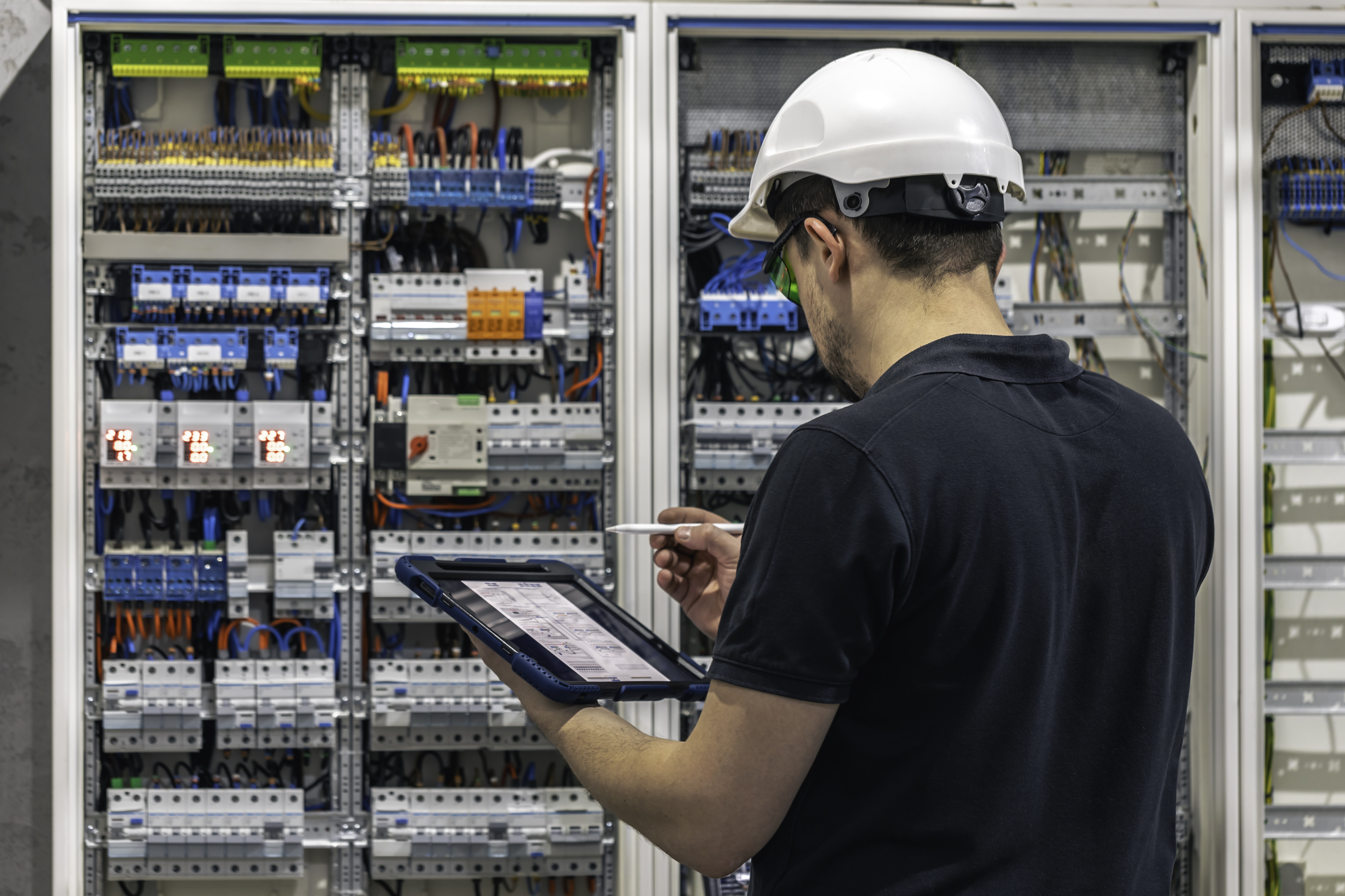 Power flow control room used for load flow analysis